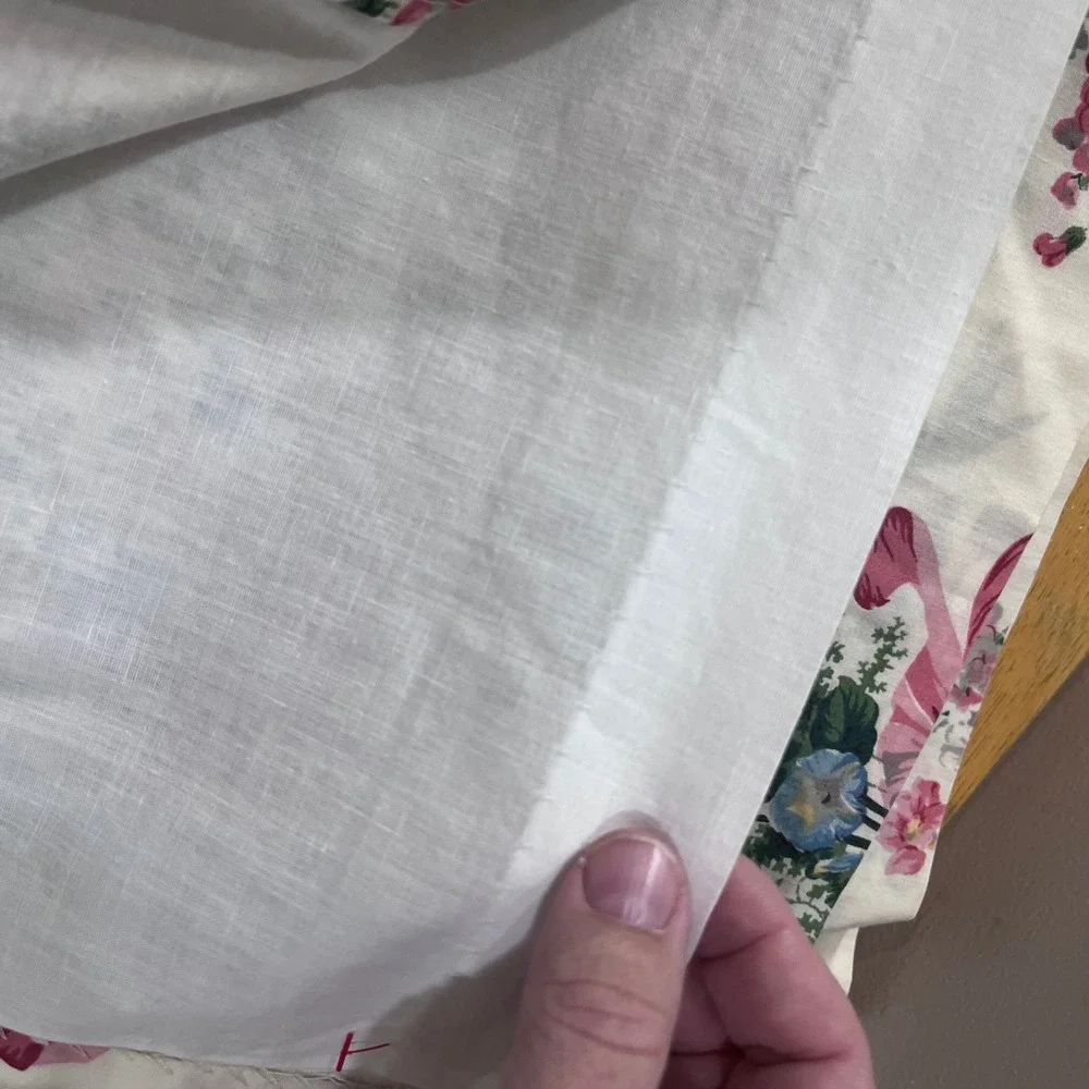 Vtg Croscill English Garden Floral Curtain Panels Set of 2 Cottagecore 40x84